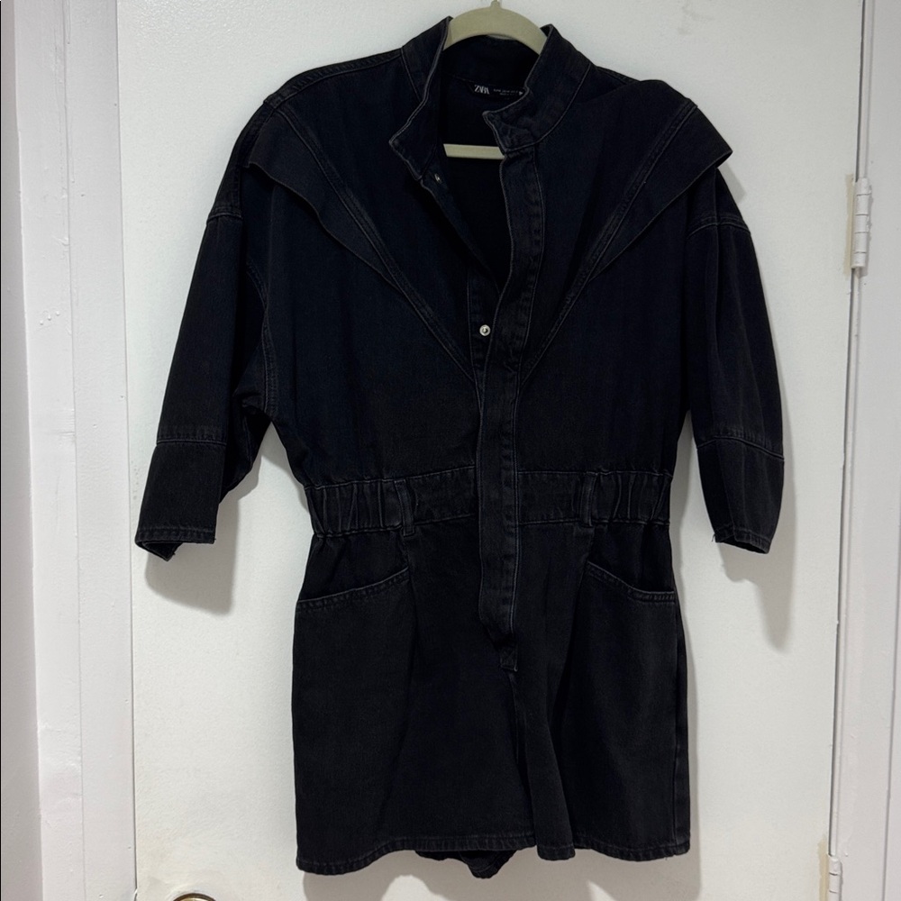 Zara Charcoal Denim Outfit